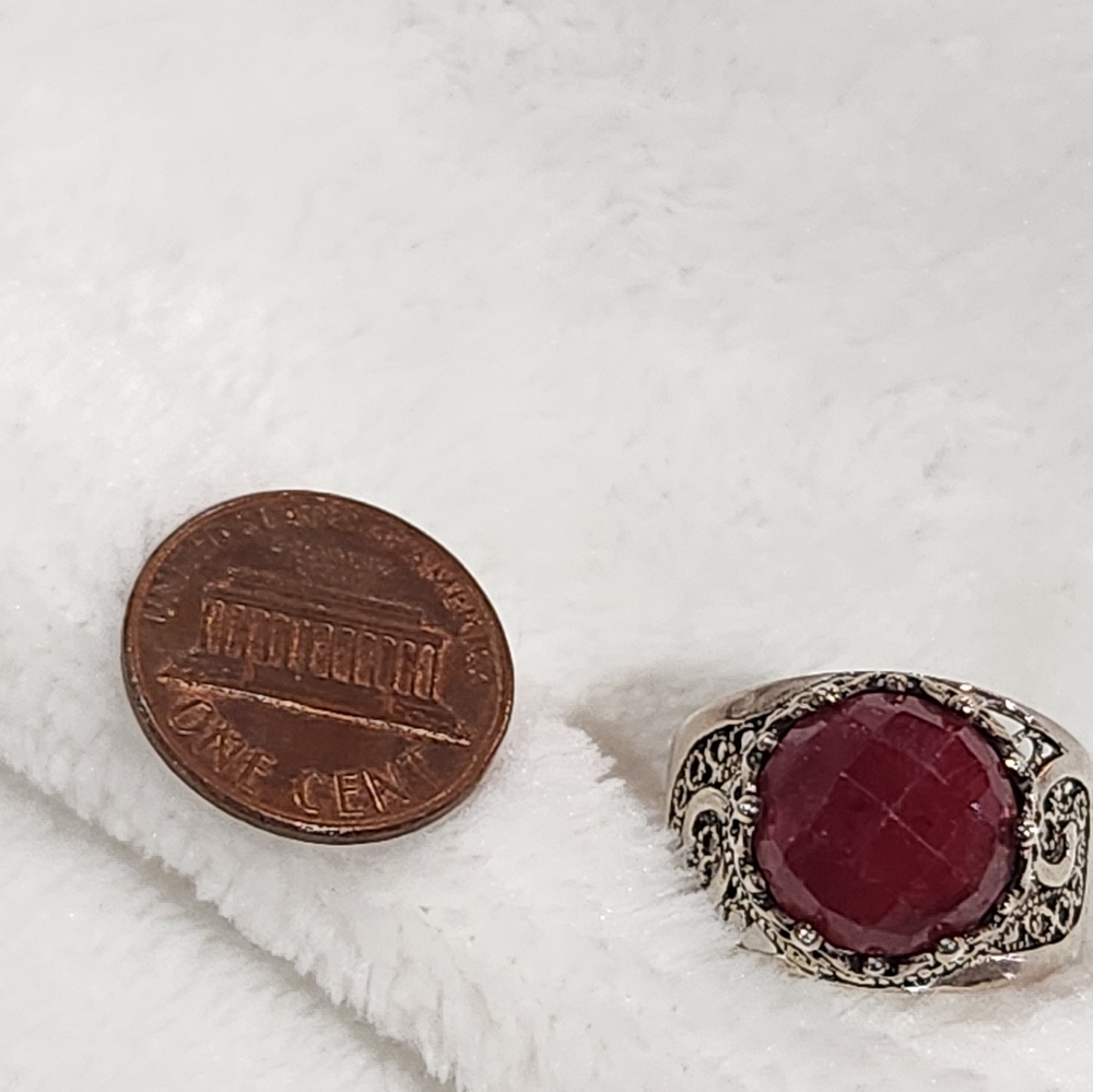 Dgs Silver Ruby Ring - image 8